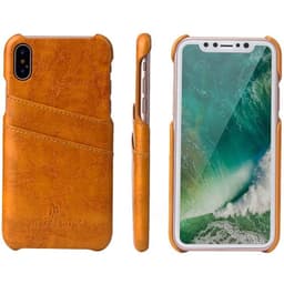 Retro Cover 2-kort Apple iPhone X / Xs  - gul