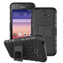 Støtsikkert deksel med stativ Huawei Ascend Y550  - Svart