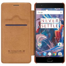 Nillkin Qin FlipCover OnePlus 3 / 3T  - ruskea
