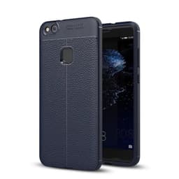 Lædermønstret silicone cover Huawei P10 Lite (WAS-LX1)  - blå