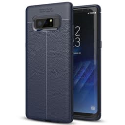 Nahkakuvioitu TPU kuori Samsung Galaxy Note 8 (SM-N950F)  - sininen