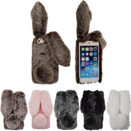 Rabbit kuori Apple iPhone 6, 6S  - valkoinen
