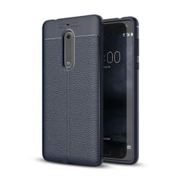 Nahkakuvioitu TPU kuori Nokia 5 (TA-1053)  - sininen