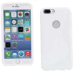 S-Line Silicone Cover tile cover Apple iPhone 7 Plus  - hvid