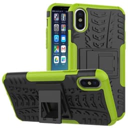 Stöttåligt skal med ställ Apple iPhone X / Xs  - Grön
