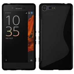 S Line Suojakuori Sony Xperia X Compact (F5321) -sovellukselle  - must