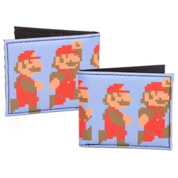 Nintendo foldepung – løbende pixeleret Mario