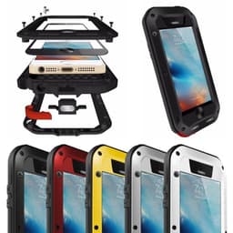 LOVE MEI Powerful Apple iPhone 5, 5S, 5SE  - Gul