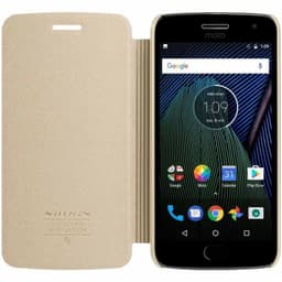 FlipCover Nillkin Sparkle Motorola Moto G5 (XT1670)  - kulta