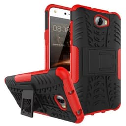 Stødfast Cover med stativ Huawei Y5 II, Y6 II Compact  - rød
