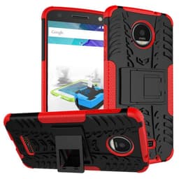 Støtsikkert deksel med stativ Motorola Moto Z (XT1650)  - RØD