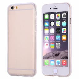 360° 2-delt silicone cover Apple iPhone 6, 6S  - gennemsigtig