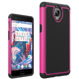 Heavy Duty 2i1 silikondeksel OnePlus 3 / 3T  - Rosa