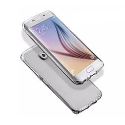360° silikondeksel Samsung Galaxy S6 Edge (SM-G925F)  - Grå