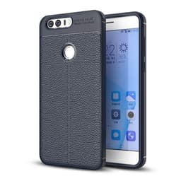 Nahkakuvioitu TPU kuori Huawei Honor 8 (FRD-L09)  - sininen