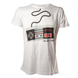 T-skjorte Nintendo - NES kontroller hvit (XL)