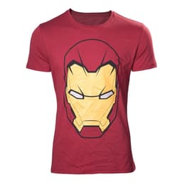 T-shirt Marvel - Iron Man Head - rød (XXL)