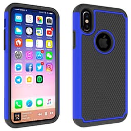 Heavy Duty 2i1 silikonikuori Apple iPhone X / Xs  - sininen