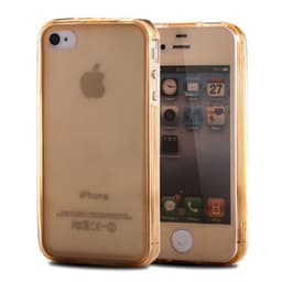 360° silikondeksel Apple iPhone 5, 5S, 5SE  - Gull
