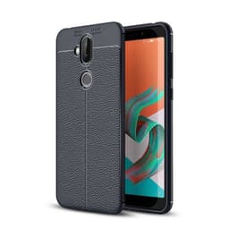 Silikondeksel genomsiktig Asus Zenfone 5 Lite (ZC600KL)  - Blå
