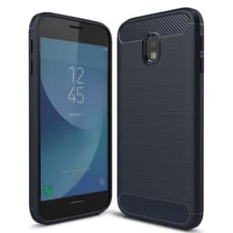 Børstet silikondeksel Samsung Galaxy J5 2017 (SM-J530F)  - Blå