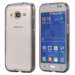 360° 2-delt silikone Cover Samsung Galaxy Core Prime (SM-G360F)  - Gr