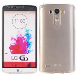 360° silikondeksel LG G3 (D855)  - Gjennomsiktig