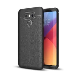 Nahkakuvioitu TPU kuori LG G6 (H870)  - musta