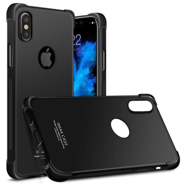 IMAK shockproof silikon skal Apple iPhone X / Xs  - Svart