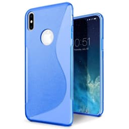S Line silikondeksel Apple iPhone X / Xs  - Blå