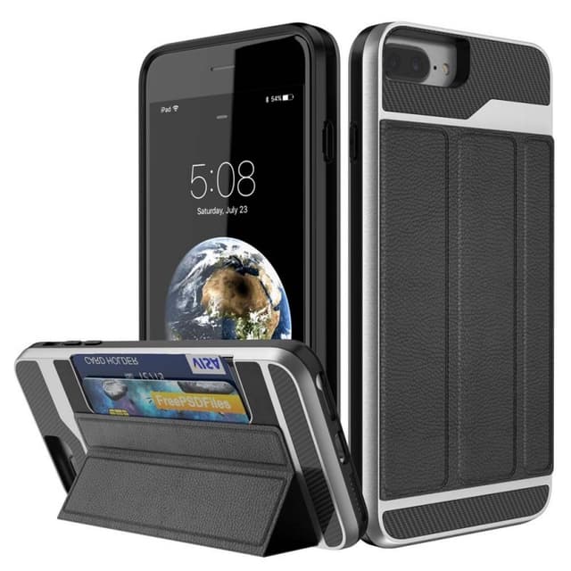 ZM skal 2i1 Apple iPhone 6+ / 6S+ / 7+ / 8+ - Silver - Elgiganten