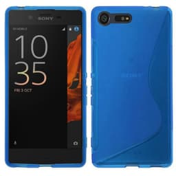 S Line Suojakuori Sony Xperia X Compact (F5321) -sovellukselle  - sini