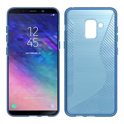 S Line silikondeksel Samsung Galaxy A6 Plus 2018 (SM-A610F)  - Blå