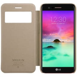 FlipCover Nillkin Sparkle LG K10 2017 (M250)  - kulta