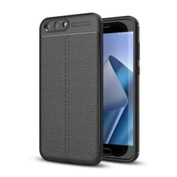 Nahkakuvioitu TPU kuori Asus Zenfone 4 (ZE554KL)  - musta