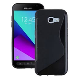 S Line Suojakuori Samsung Galaxy Xcover 4 / 4s  - musta