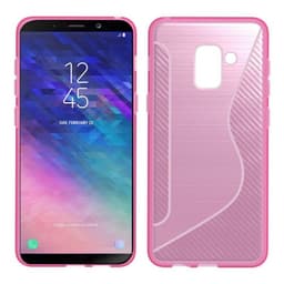 S Line silikondeksel Samsung Galaxy A6 Plus 2018 (SM-A610F)  - Rosa