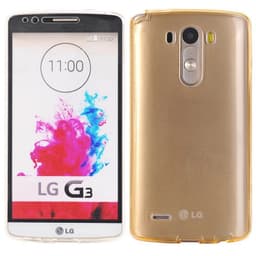 360° silikondeksel LG G3 (D855)  - Gull
