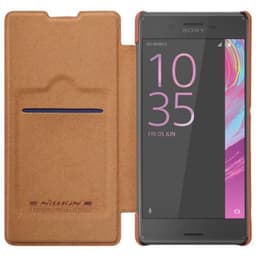 Nillkin Qin FlipCover Sony Xperia X Performance (F8131)  - ruskea