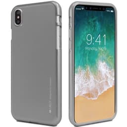 Mercury i Jelly Metal deksel iPhone X / Xs  - Grå