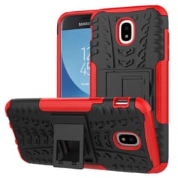 Stöttåligt skal med ställ Samsung Galaxy J3 2017 (SM-J330F)  - Röd