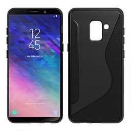 S Line silikondeksel Samsung Galaxy A6 Plus 2018 (SM-A610F)  - Svart