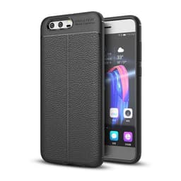 Nahkakuvioitu TPU kuorii Huawei Honor 9 (STF-L09)  - musta