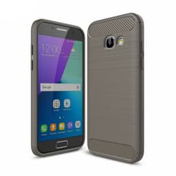 Harjattu TPU kuori Samsung Galaxy A5 2017 (SM-A520F)  - harmaa