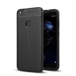 Nahkakuvioitu TPU kuori Huawei P10 Lite (WAS-LX1)  - musta