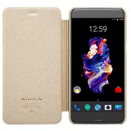 FlipCover Nillkin Sparkle OnePlus 5 (A5000)  - kulta