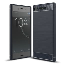 Børstet silikondeksel Sony Xperia XZ1 (G8341)  - Blå