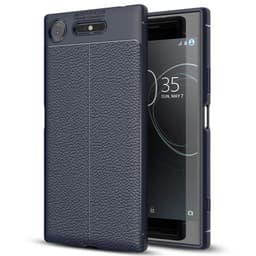 Nahkakuvioitu TPU kuori Sony Xperia XZ1 (G8341)  - sininen