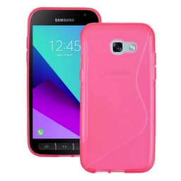S-Line Silicone Cover til Samsung Galaxy Xcover 4 / 4s  - lyserød