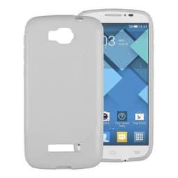 S Line Suojakuori Alcatel One Touch Pop C7  - valkoinen